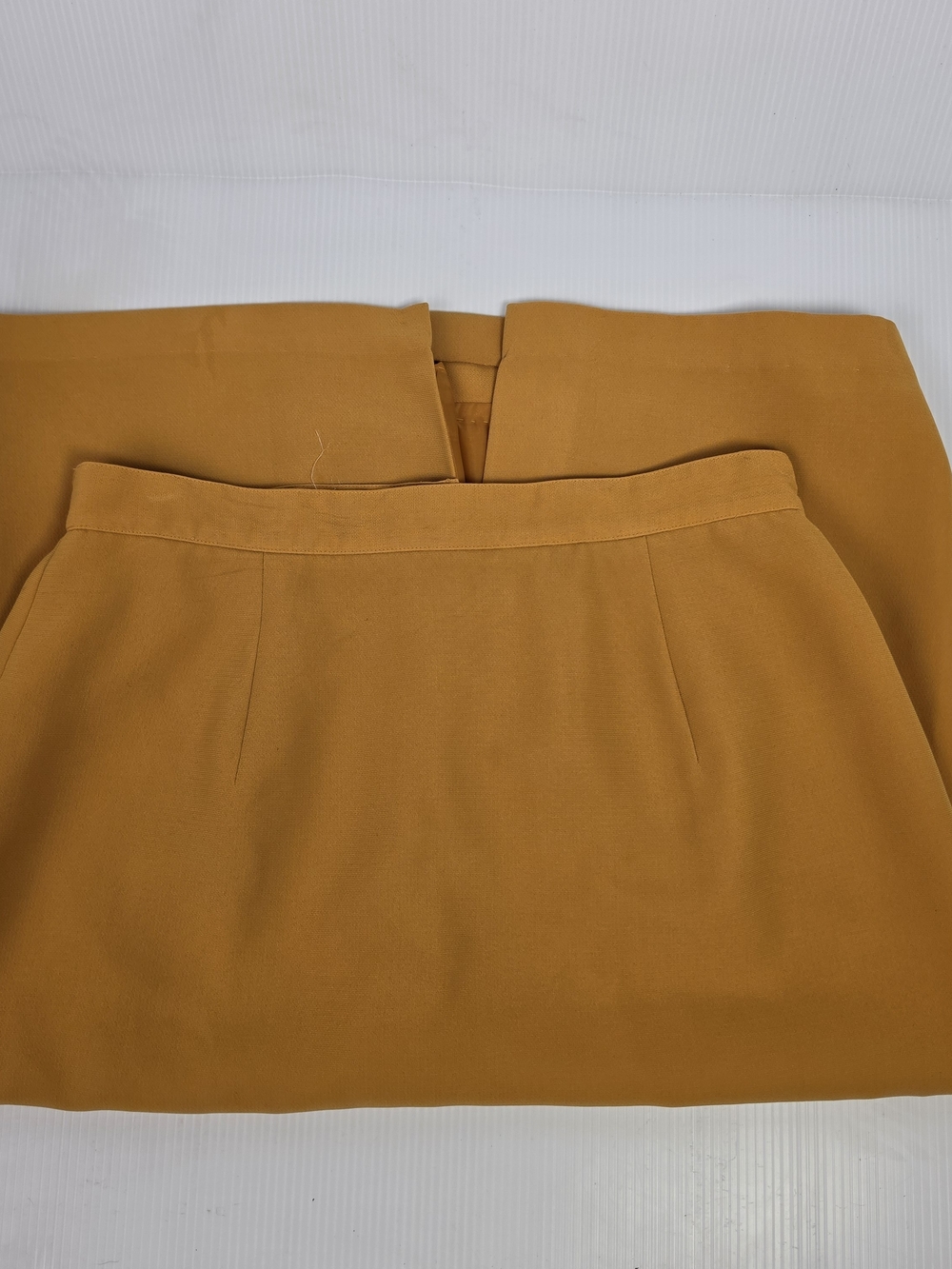 Midnight Velvet Skirt in Mustard
